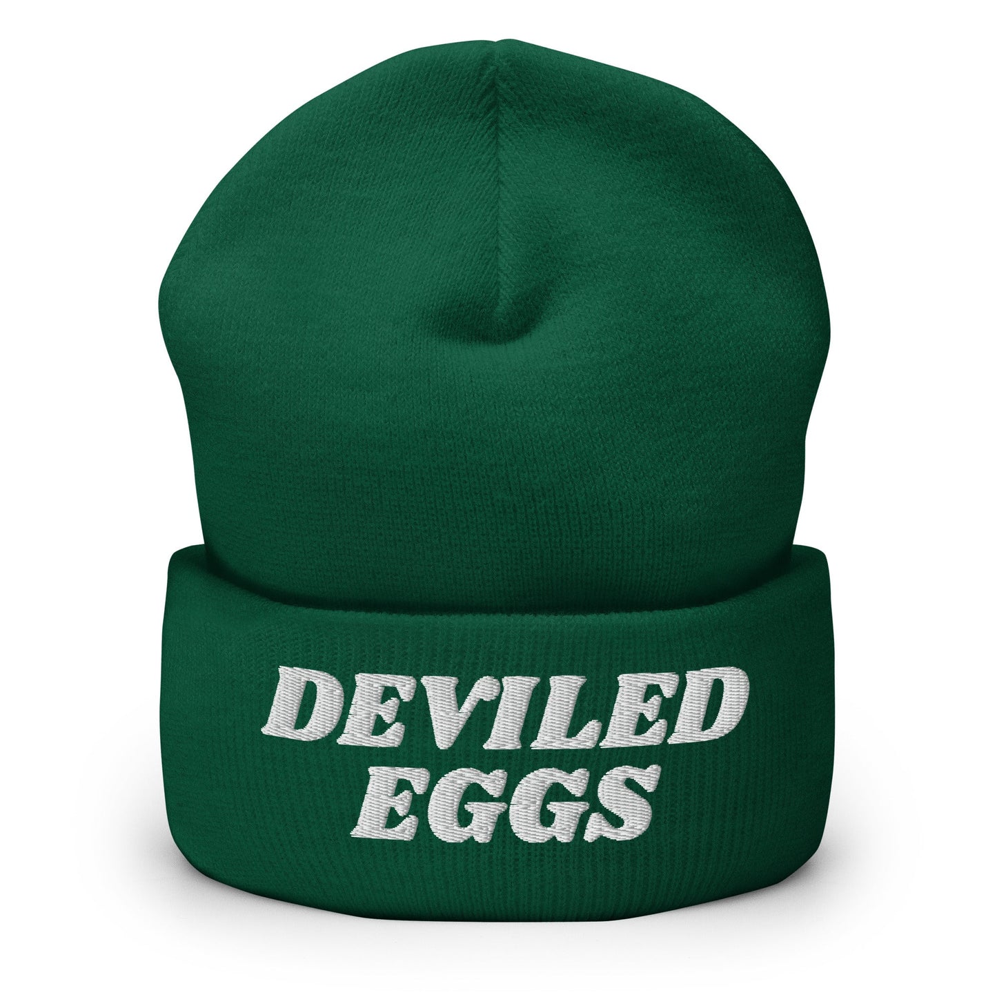 Deviled Eggs Cuffed Beanie - ninanush