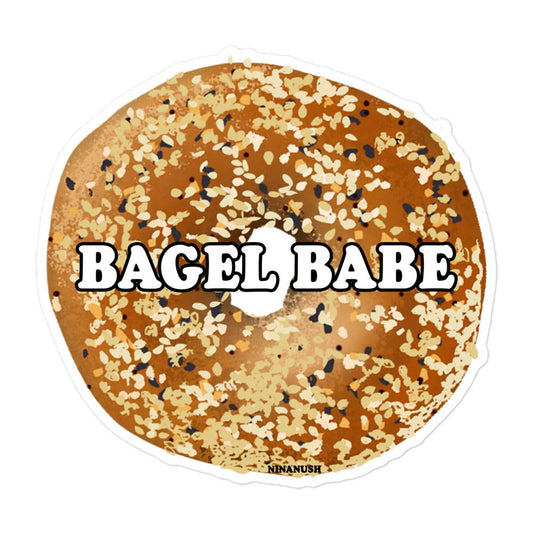Everything Bagel Babe Sticker - ninanush