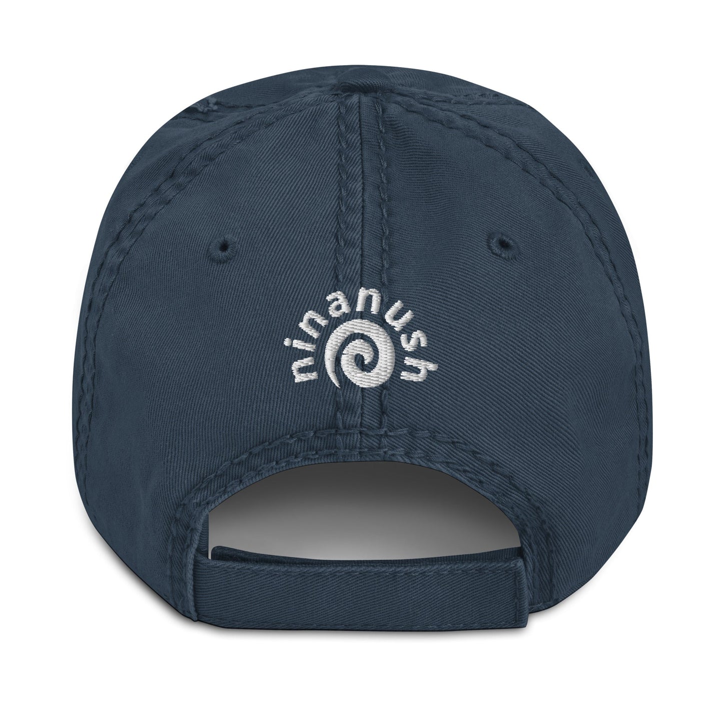 Extra Cheese Distressed Dad Hat - ninanush