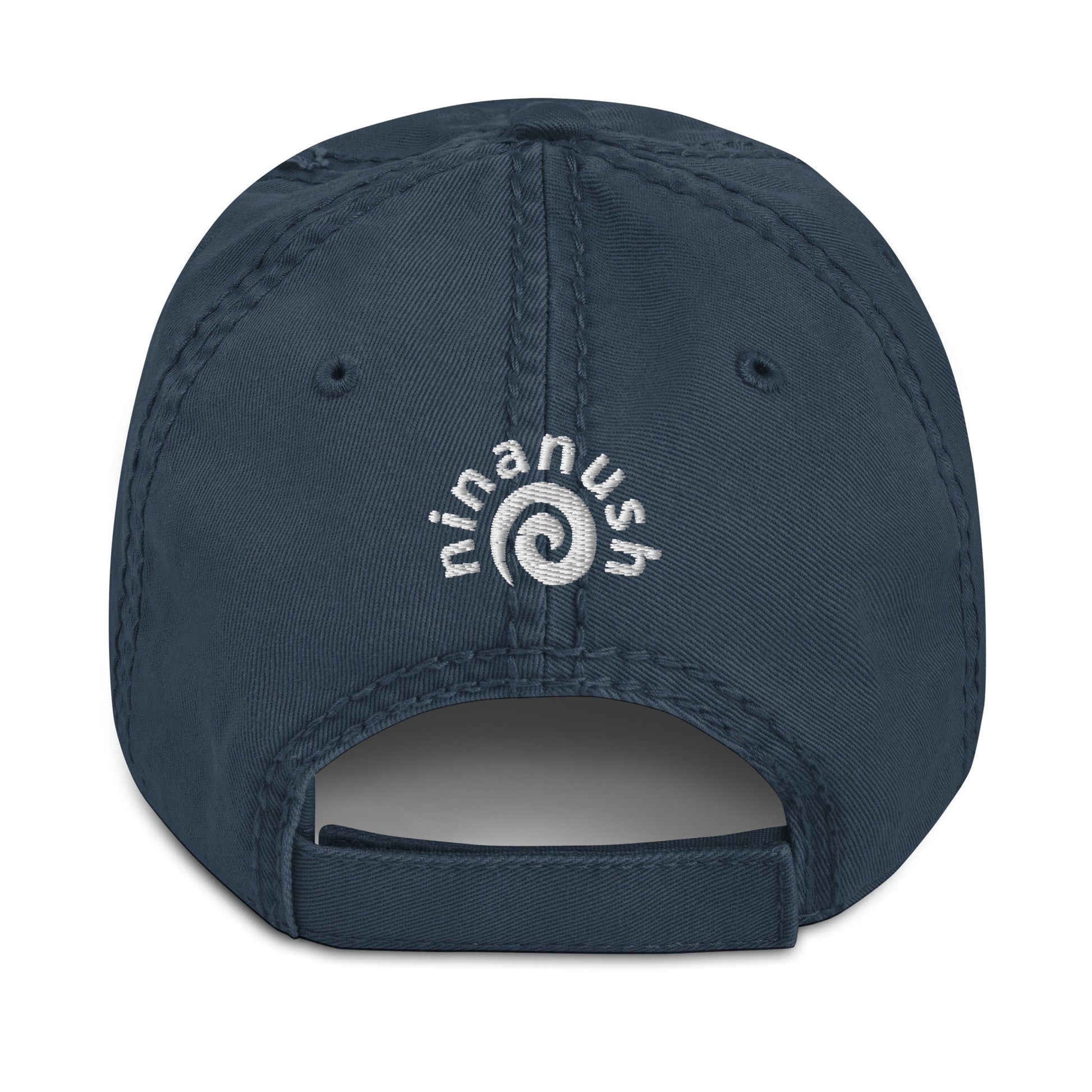 Extra Cheese Distressed Dad Hat - ninanush