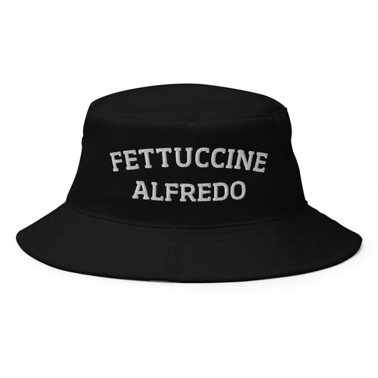 Fettuccine Alfredo Bucket Hat Varsity Style - ninanush