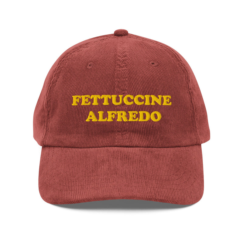 Fettuccine Alfredo Corduroy Hat - ninanush