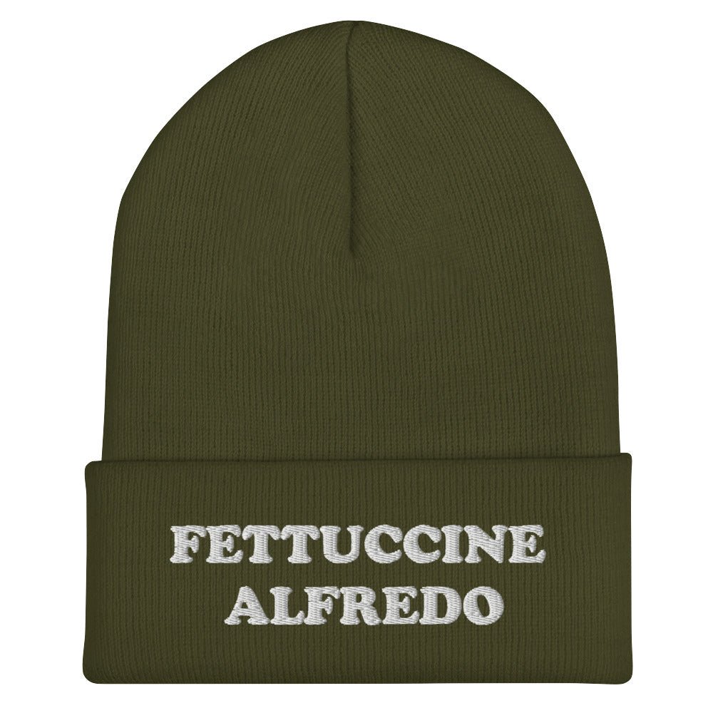 Fettuccine Alfredo Cuffed Beanie - ninanush
