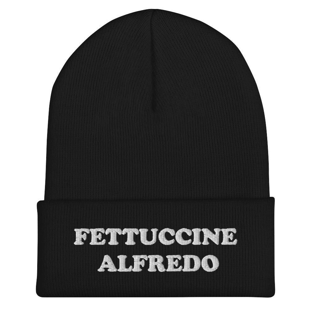 Fettuccine Alfredo Cuffed Beanie - ninanush