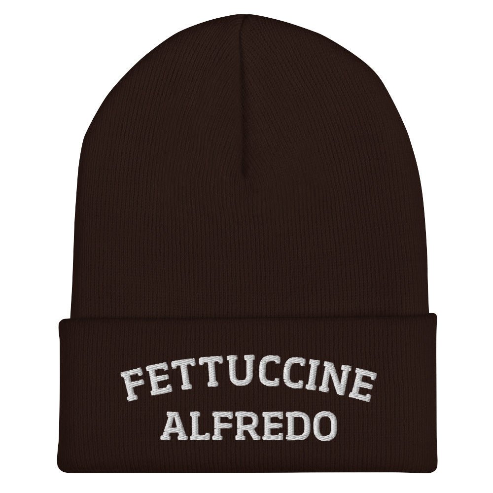 Fettuccine Alfredo Cuffed Beanie Hat - ninanush