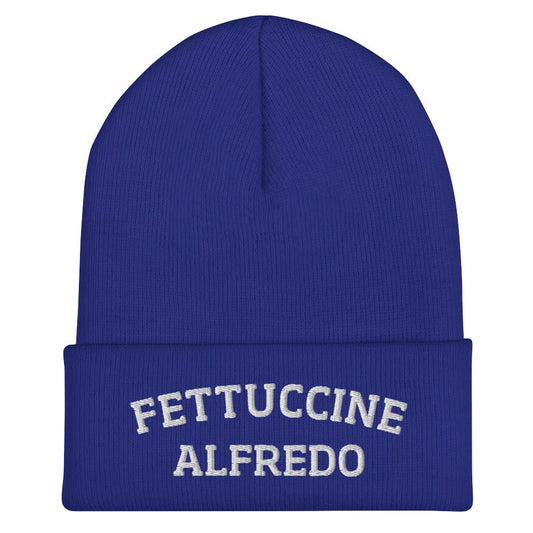 Fettuccine Alfredo Cuffed Beanie Hat - ninanush