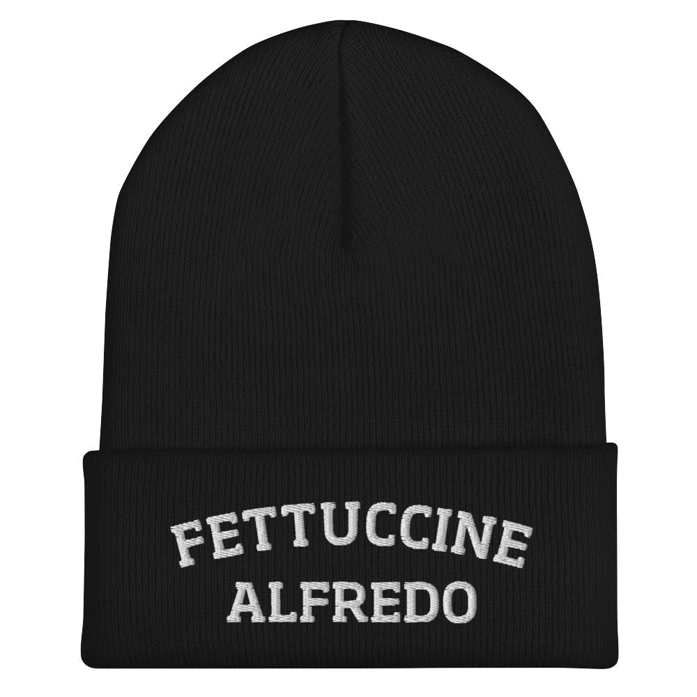 Fettuccine Alfredo Cuffed Beanie Hat - ninanush