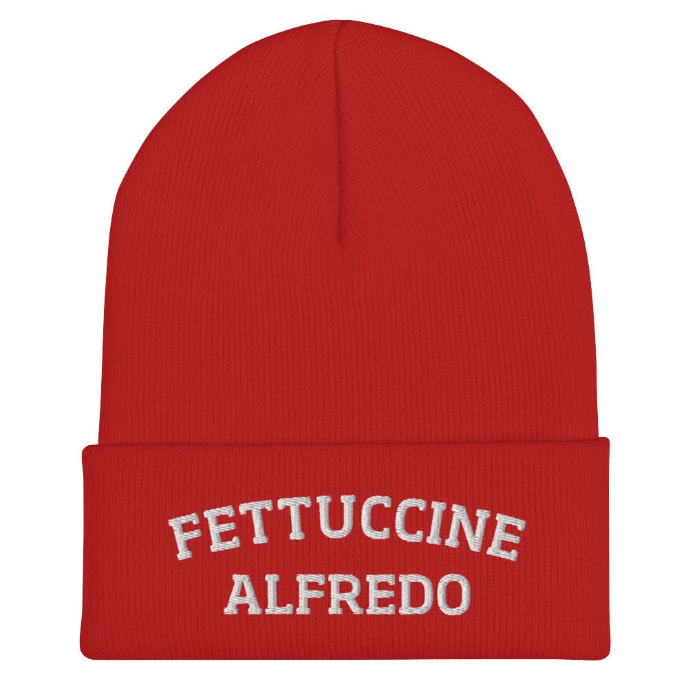 Fettuccine Alfredo Cuffed Beanie Hat - ninanush