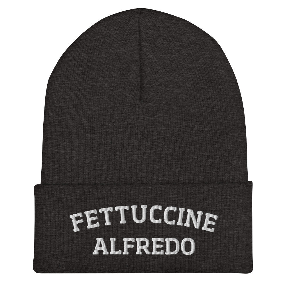 Fettuccine Alfredo Cuffed Beanie Hat - ninanush