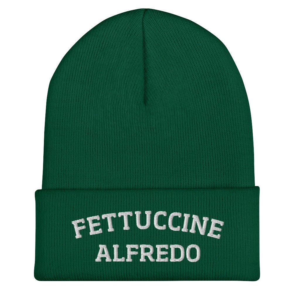 Fettuccine Alfredo Cuffed Beanie Hat - ninanush