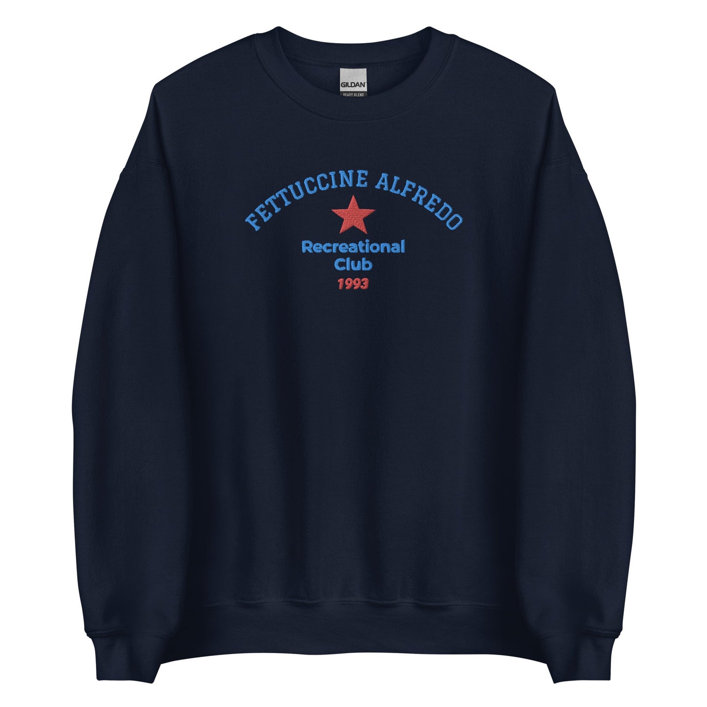 Fettuccine Alfredo Recreational Club Embroidered Sweatshirt - ninanush