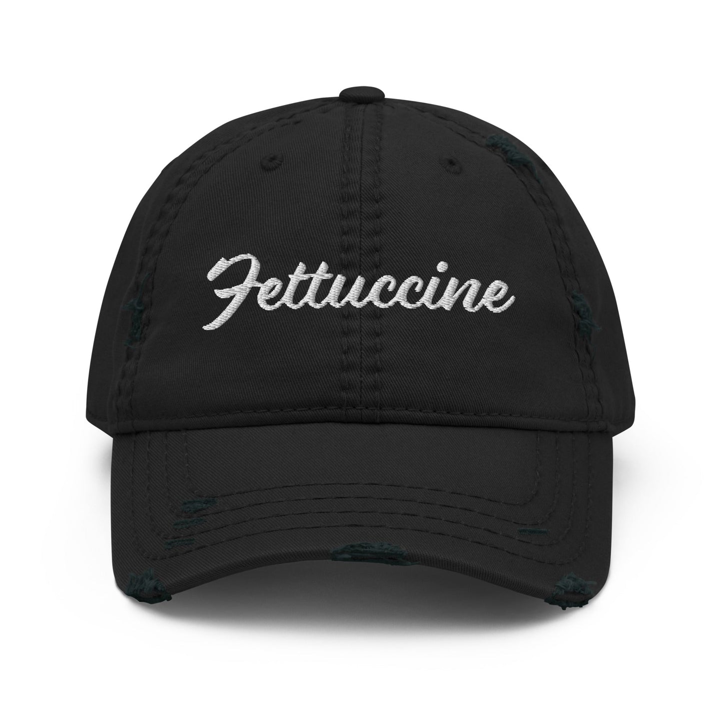 Fettuccine Distressed Dad Hat - ninanush