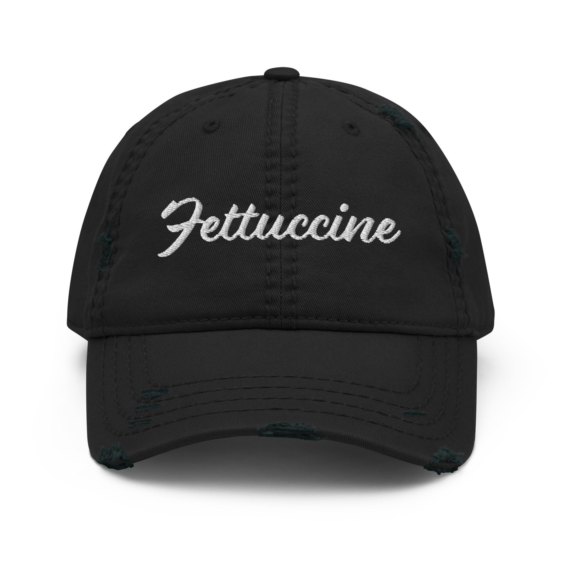 Fettuccine Distressed Dad Hat - ninanush