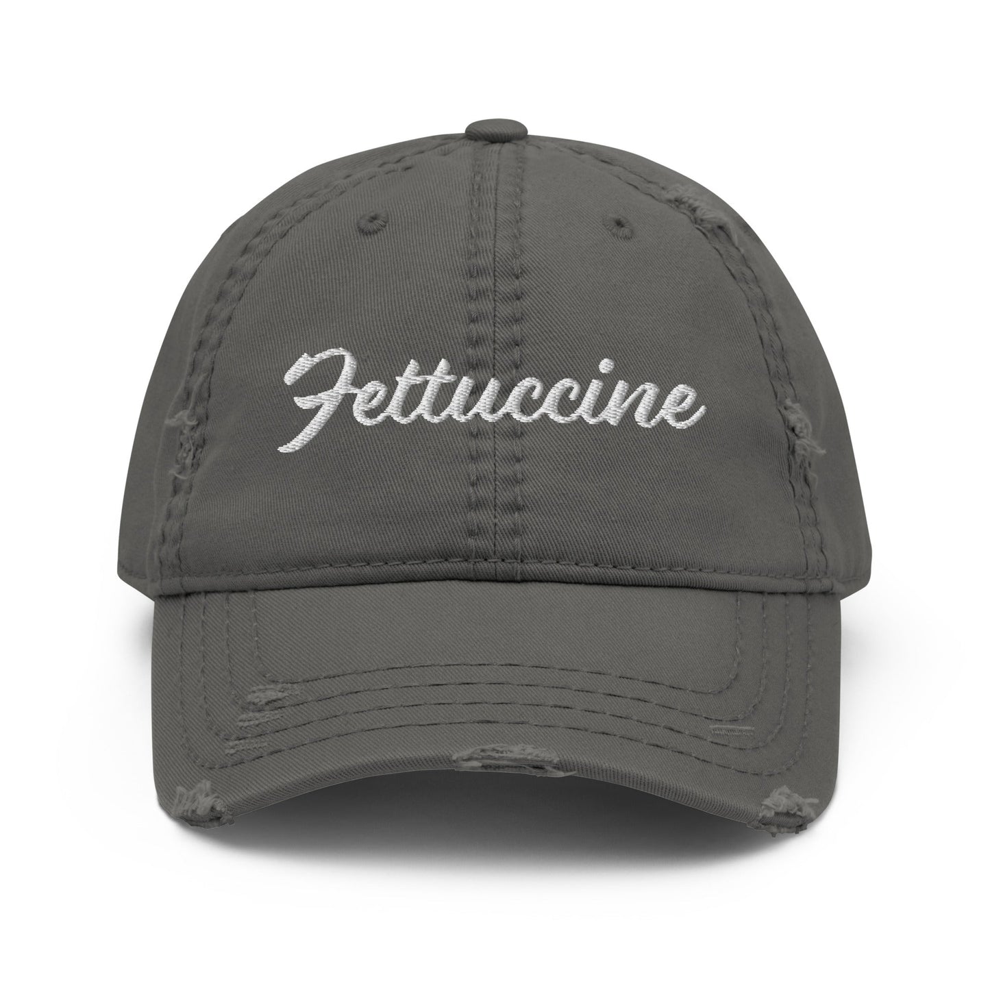 Fettuccine Distressed Dad Hat - ninanush