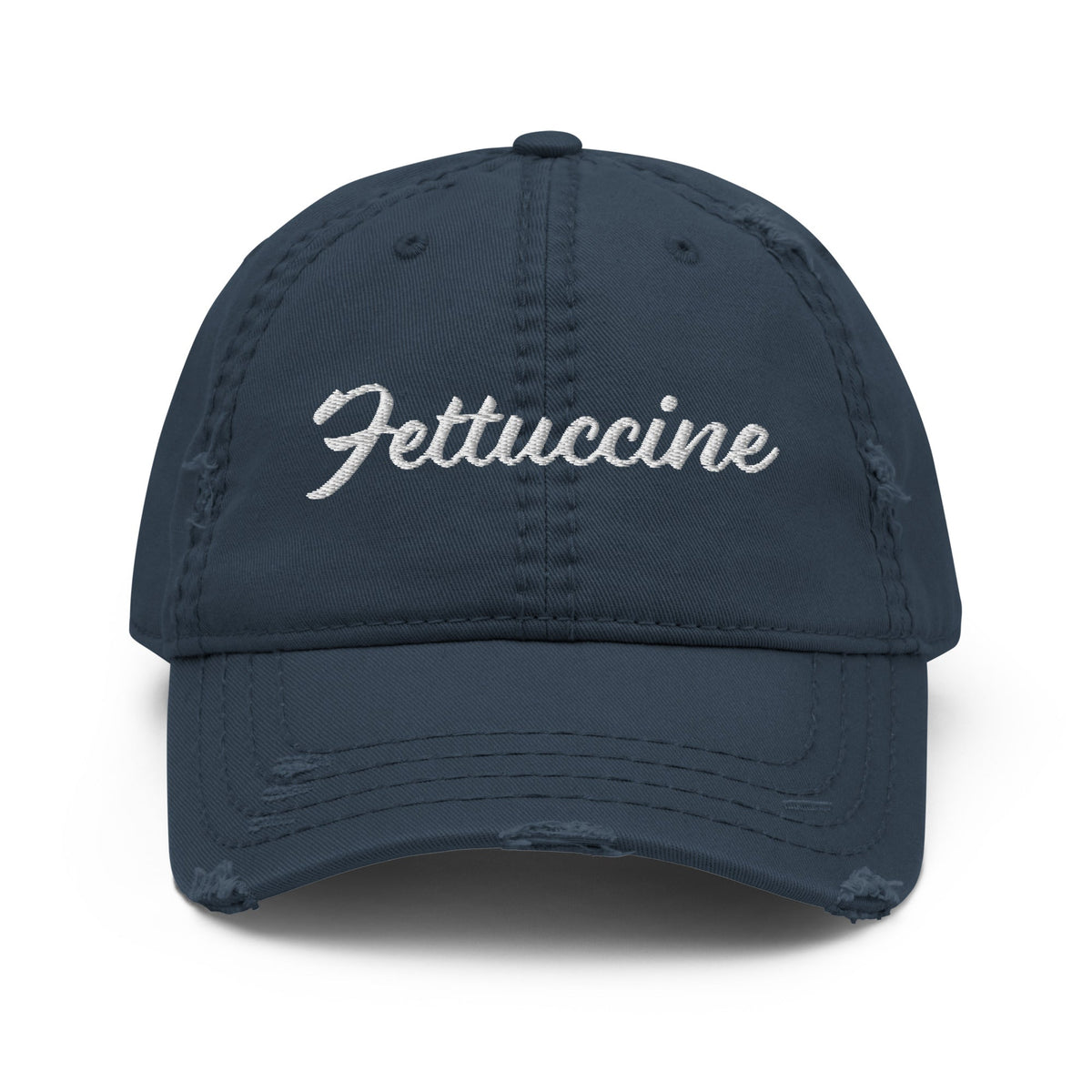 Fettuccine Distressed Dad Hat - ninanush