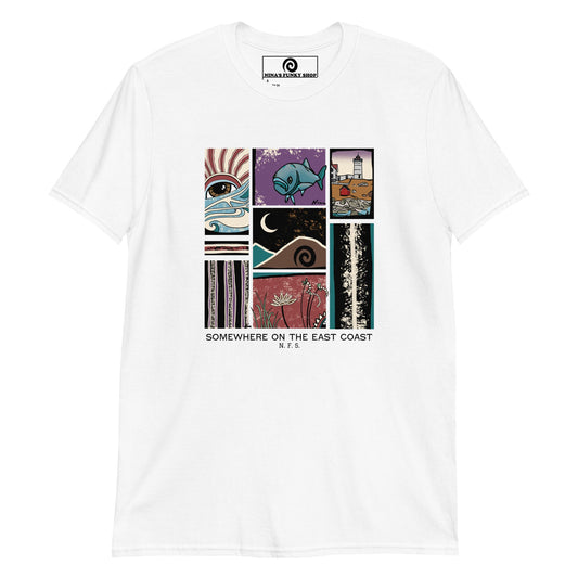 Funky Maine Bluefish T-Shirt - ninanush