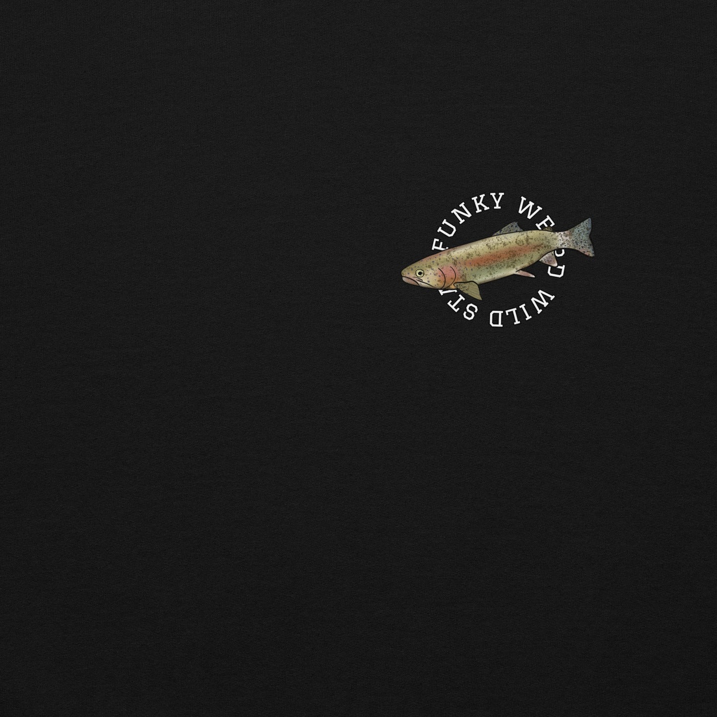 Funky New England Rainbow Trout Sweatshirt - ninanush