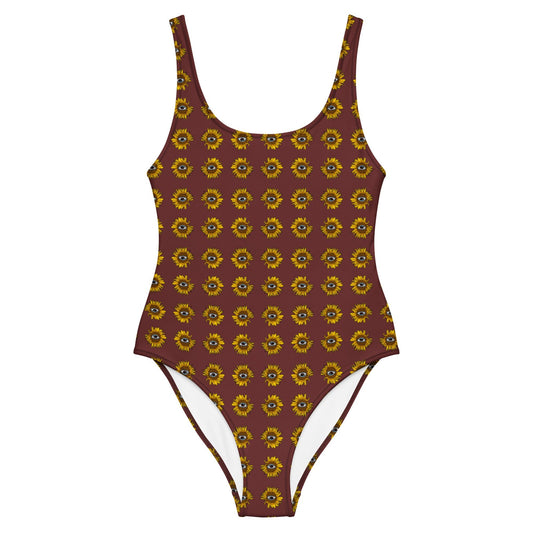 Funky Sunflower One-Piece Swimsuit - ninanush