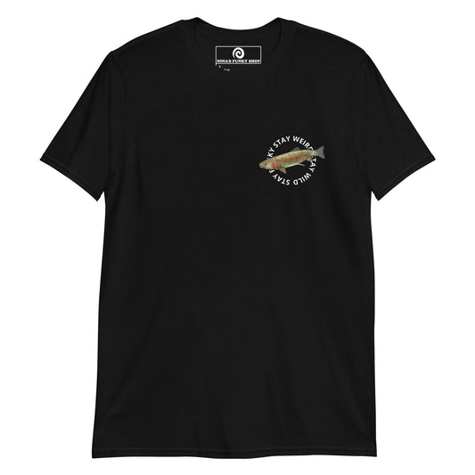 Funky Weird Wild Rainbow Trout T-Shirt - ninanush