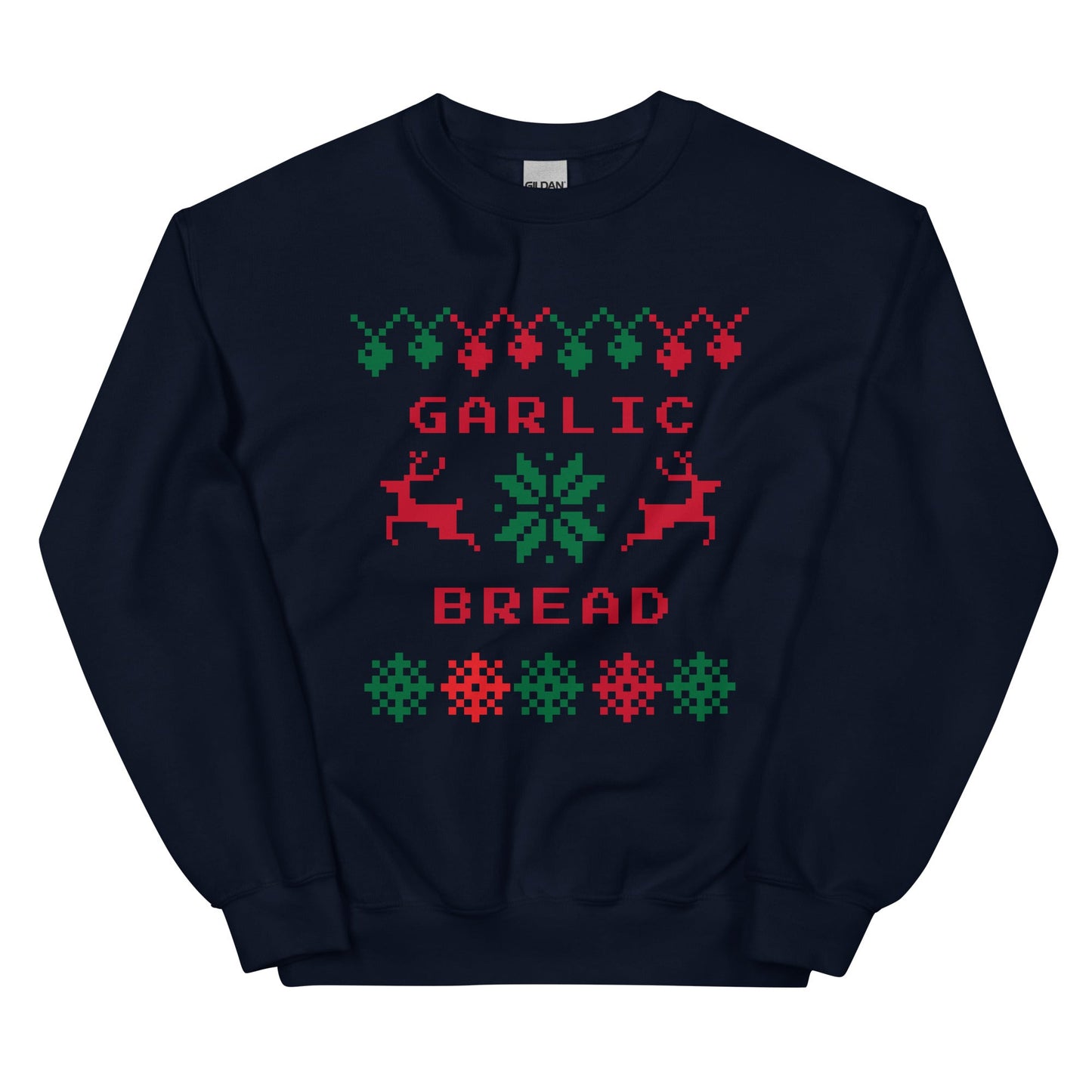 Garlic Bread Christmas Sweatshirt - ninanush
