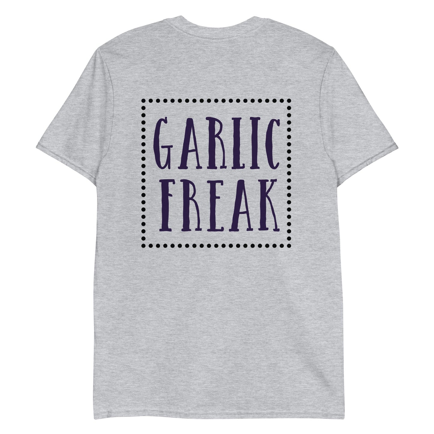 Garlic Freak T-Shirt - Front & Back - ninanush