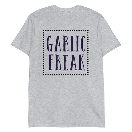 Garlic Freak T-Shirt - Front & Back - ninanush