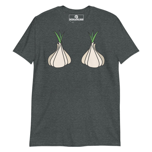Garlic Head Boobs T-Shirt - ninanush