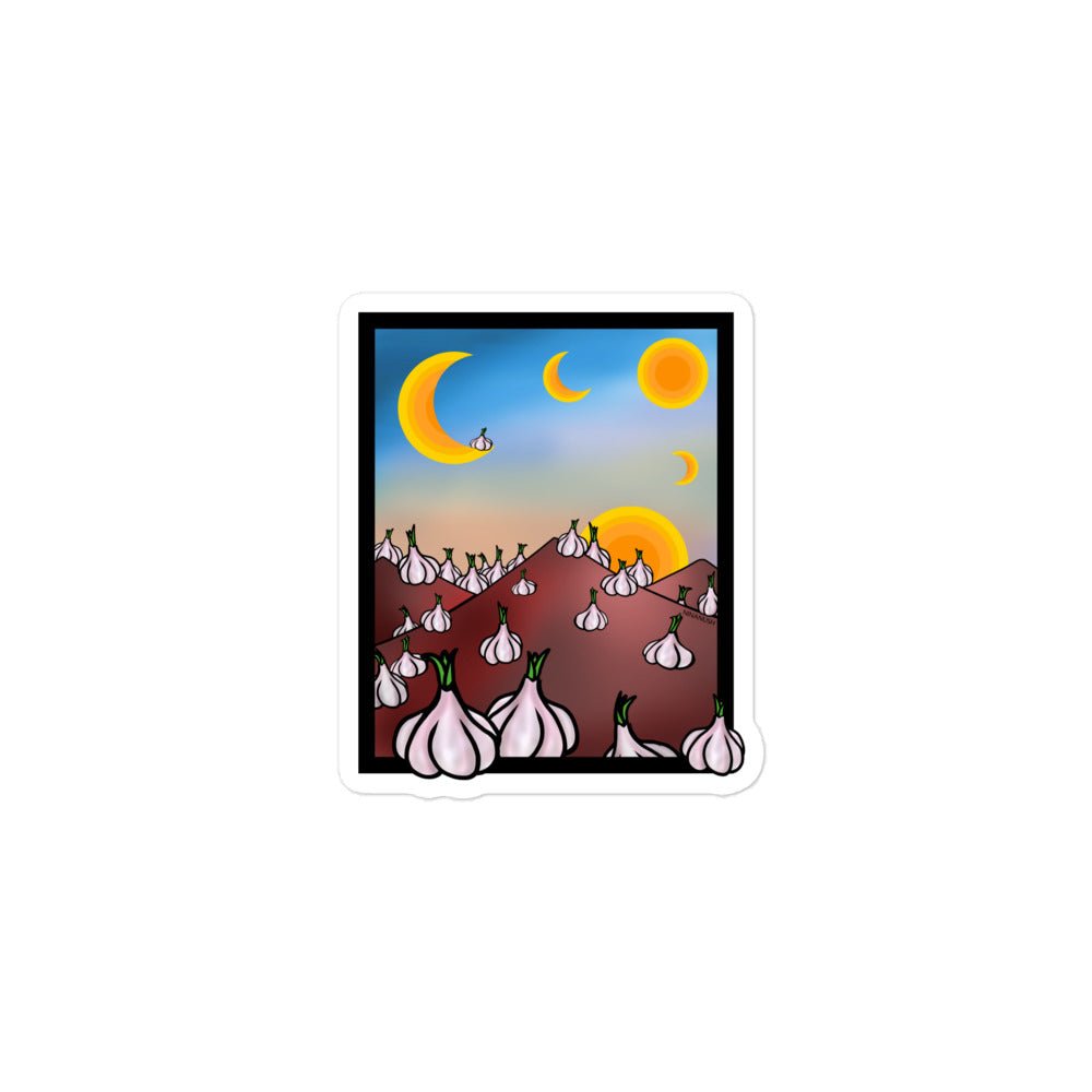 Garlic Mountain Sticker - ninanush