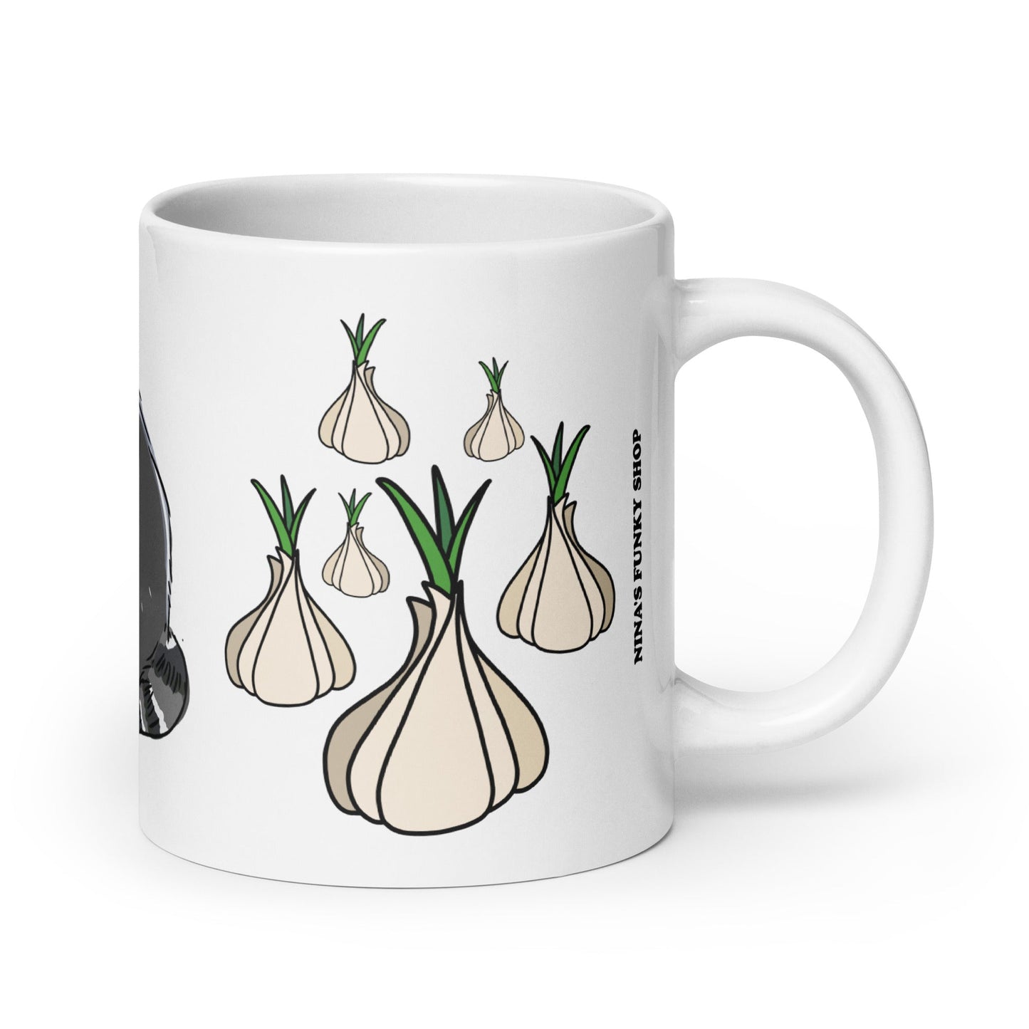 Garlic Raccoon Mug - ninanush