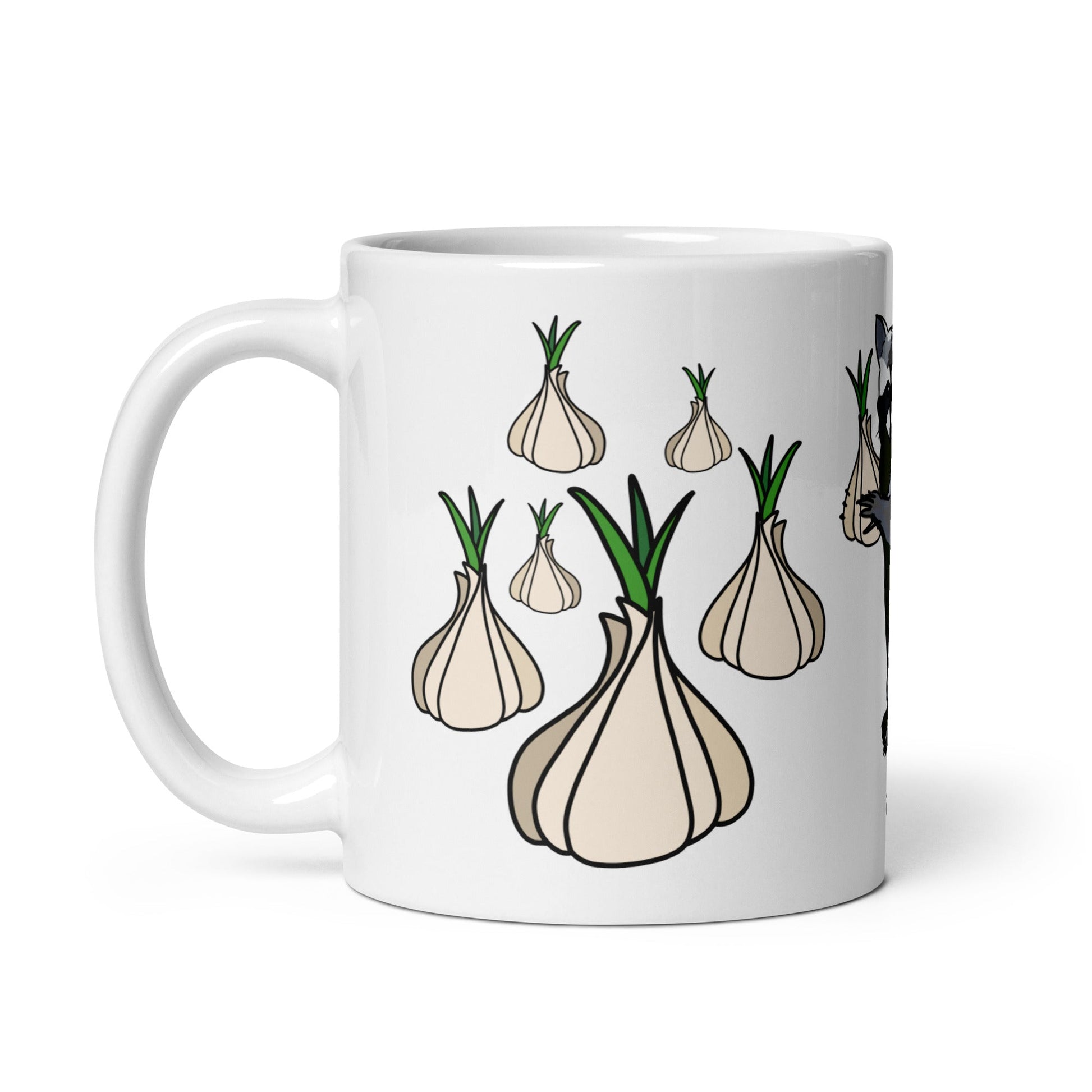 Garlic Raccoon Mug - ninanush