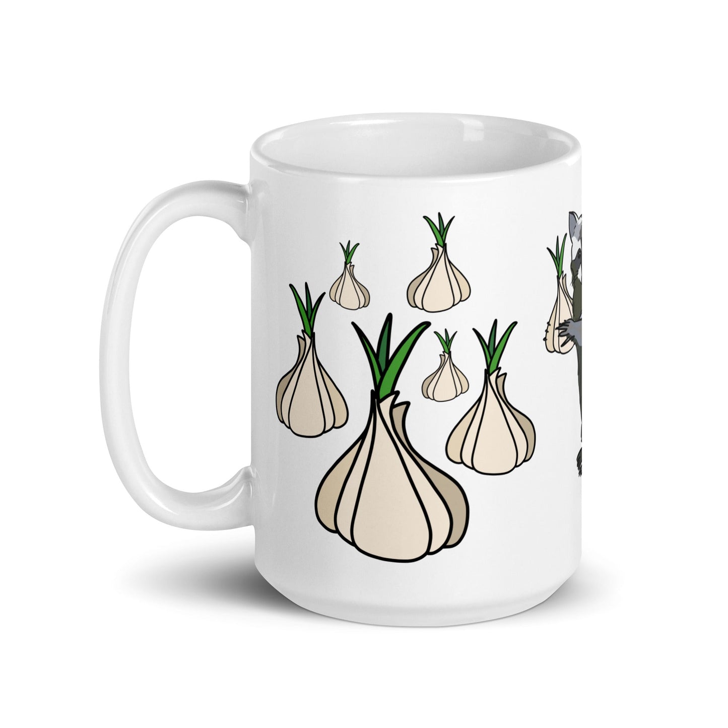Garlic Raccoon Mug - ninanush