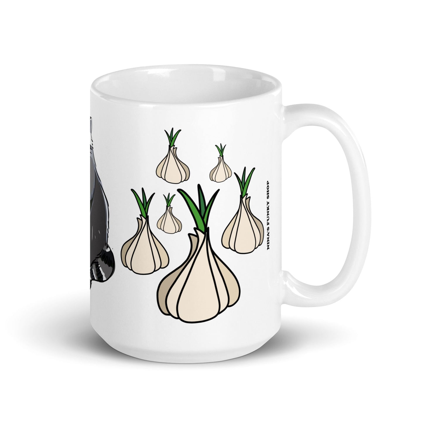 Garlic Raccoon Mug - ninanush