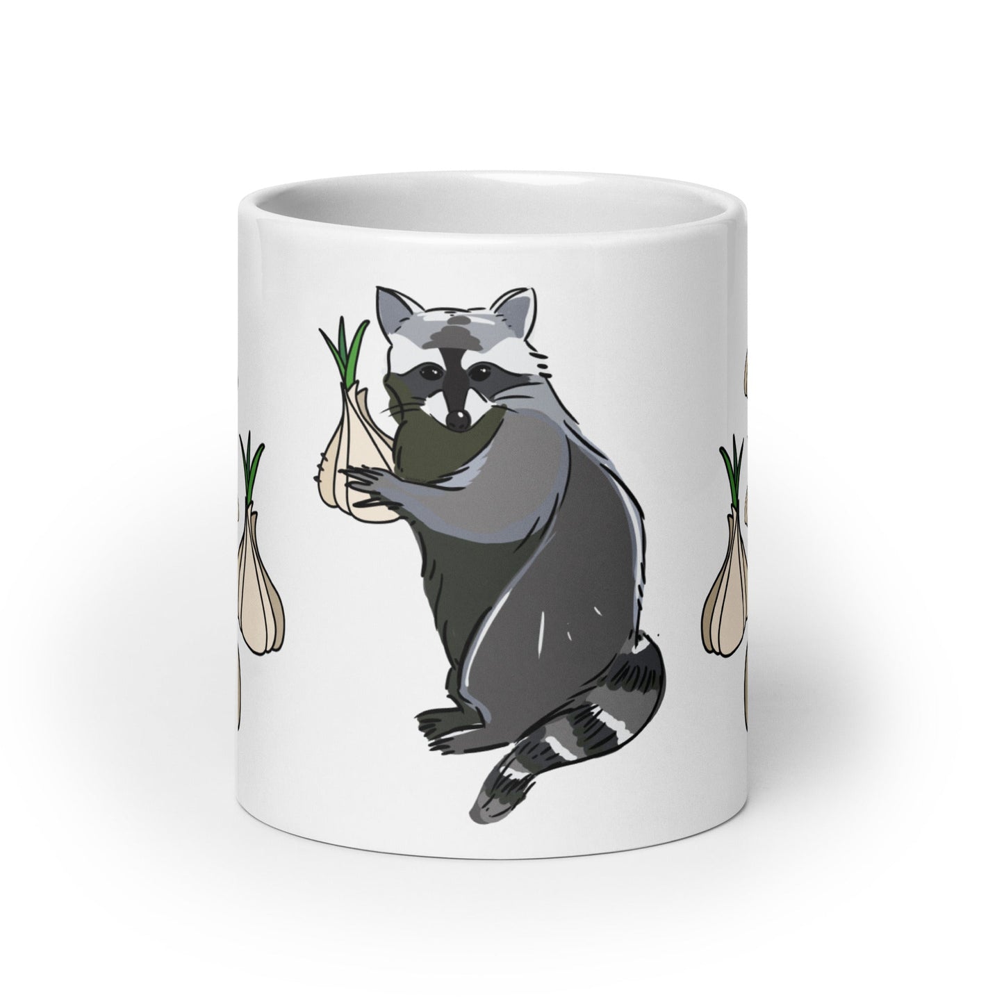 Garlic Raccoon Mug - ninanush