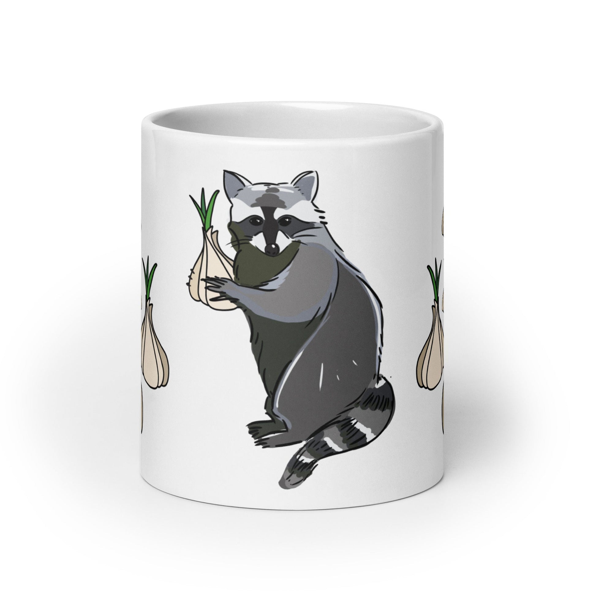 Garlic Raccoon Mug - ninanush
