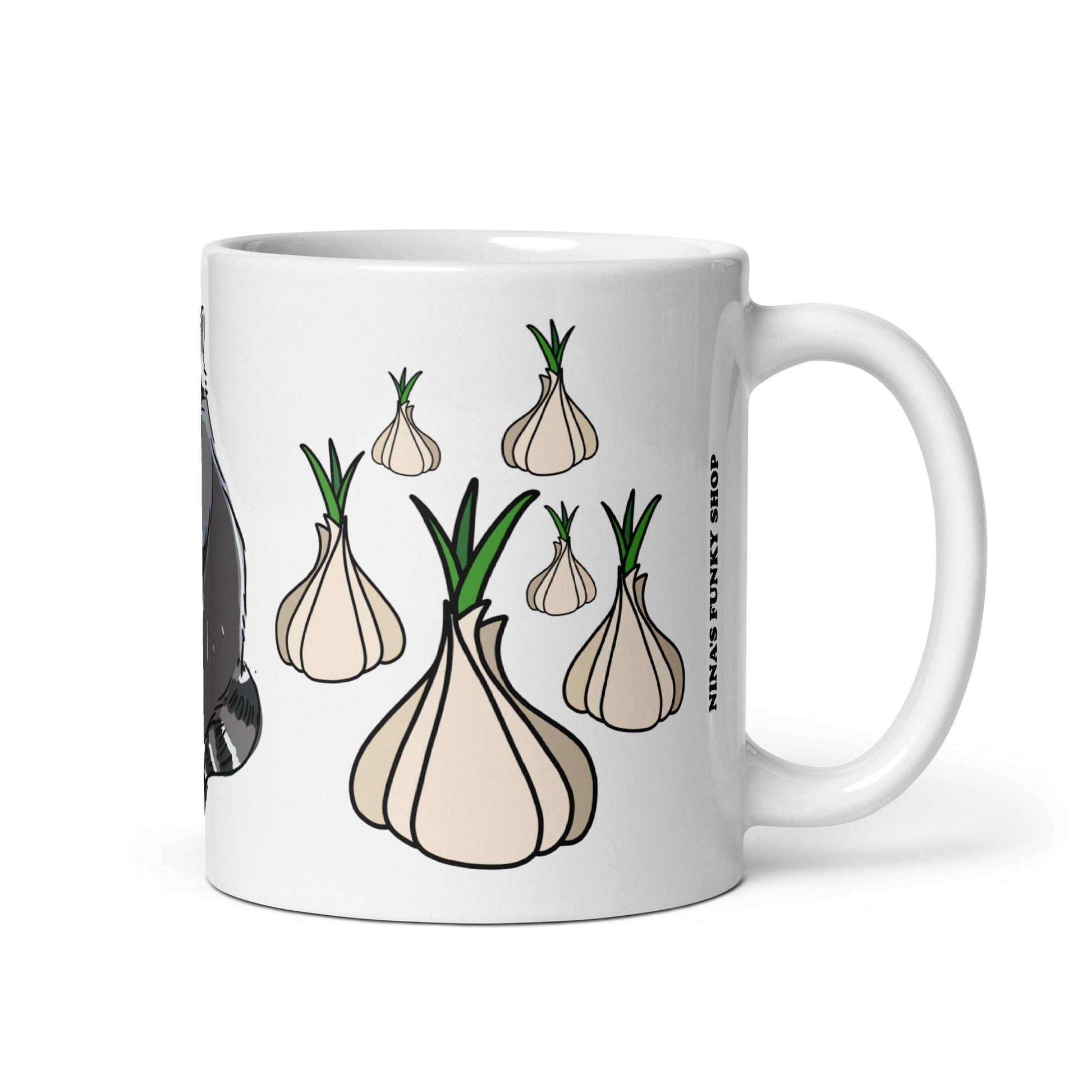 Garlic Raccoon Mug - ninanush