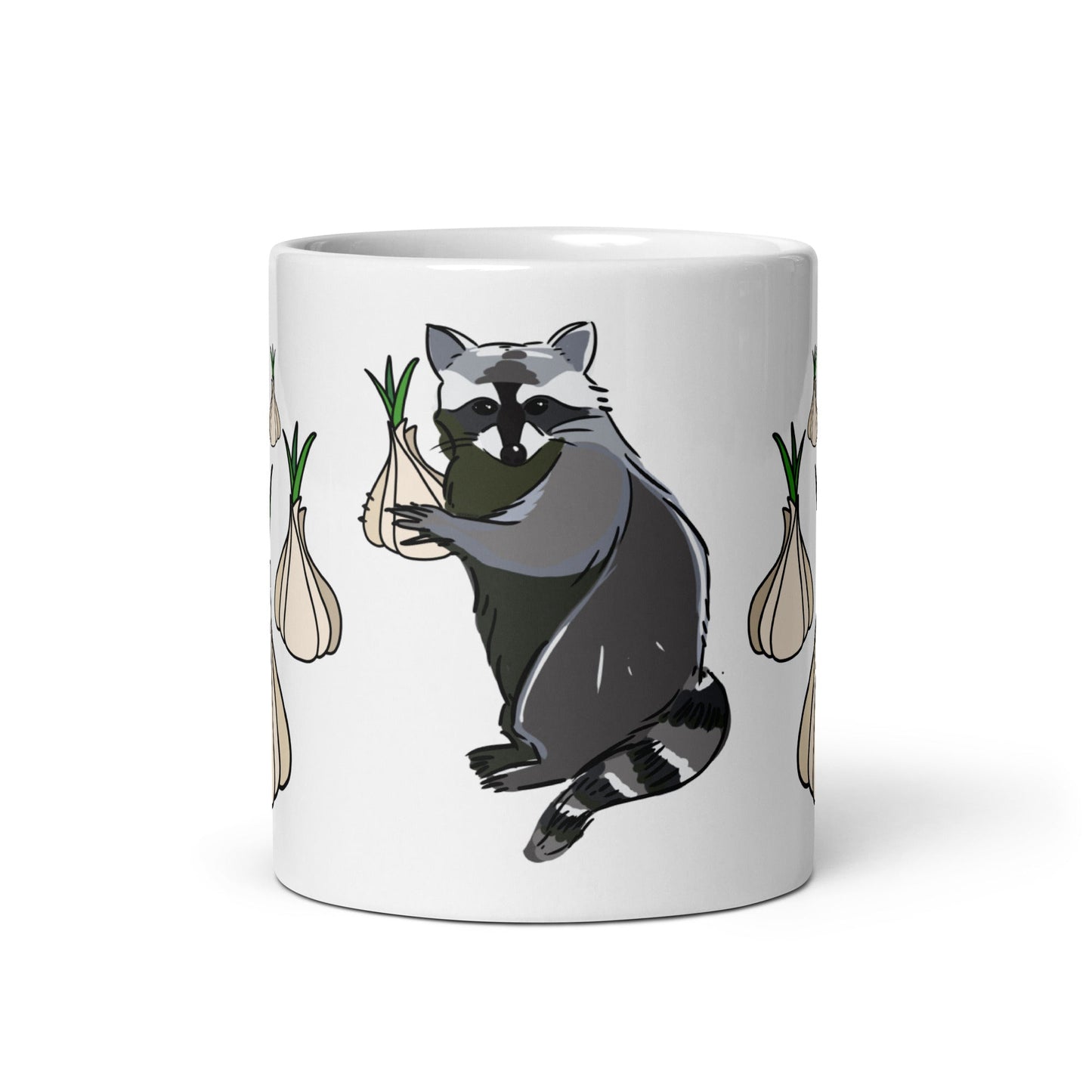 Garlic Raccoon Mug - ninanush