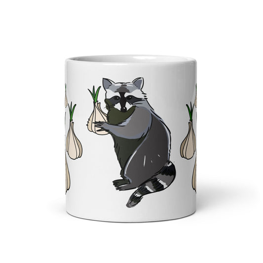 Garlic Raccoon Mug - ninanush