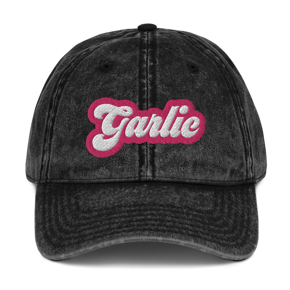 Garlic Vintage Dad Hat - Barbie Pink - ninanush