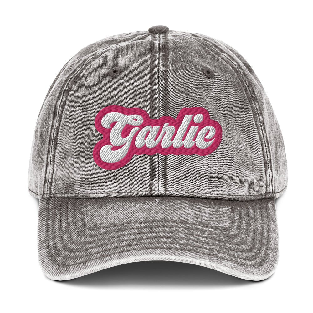 Garlic Vintage Dad Hat - Barbie Pink - ninanush