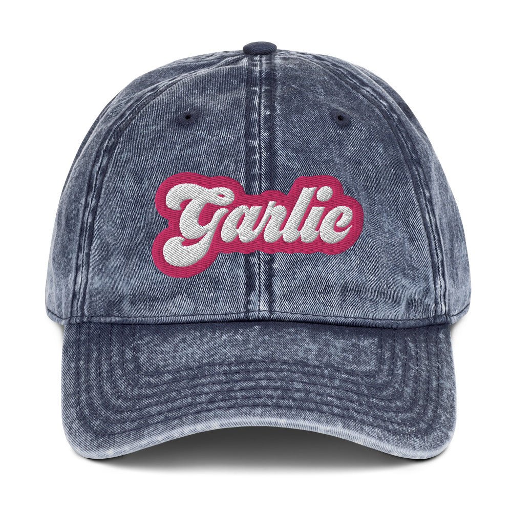 Garlic Vintage Dad Hat - Barbie Pink - ninanush