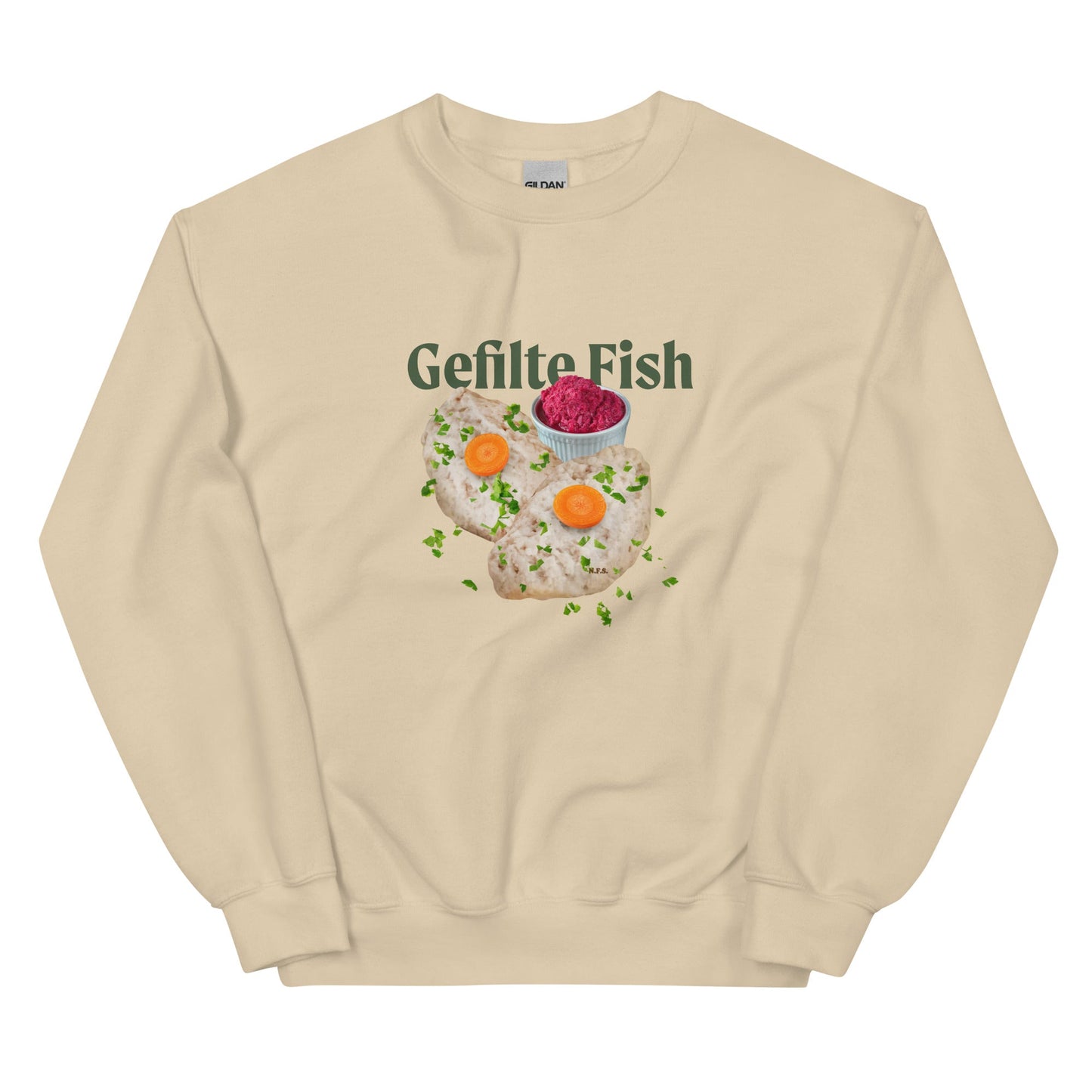 Gefilte Fish Design Sweatshirt - ninanush