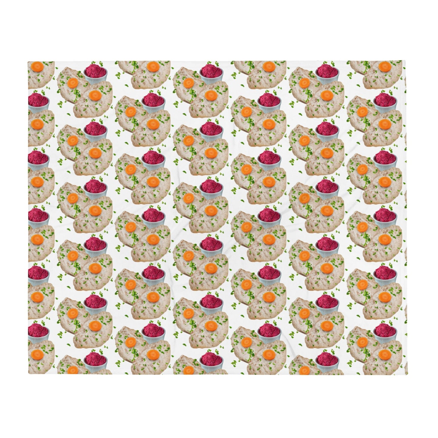 Gefilte Fish Throw Blanket - ninanush