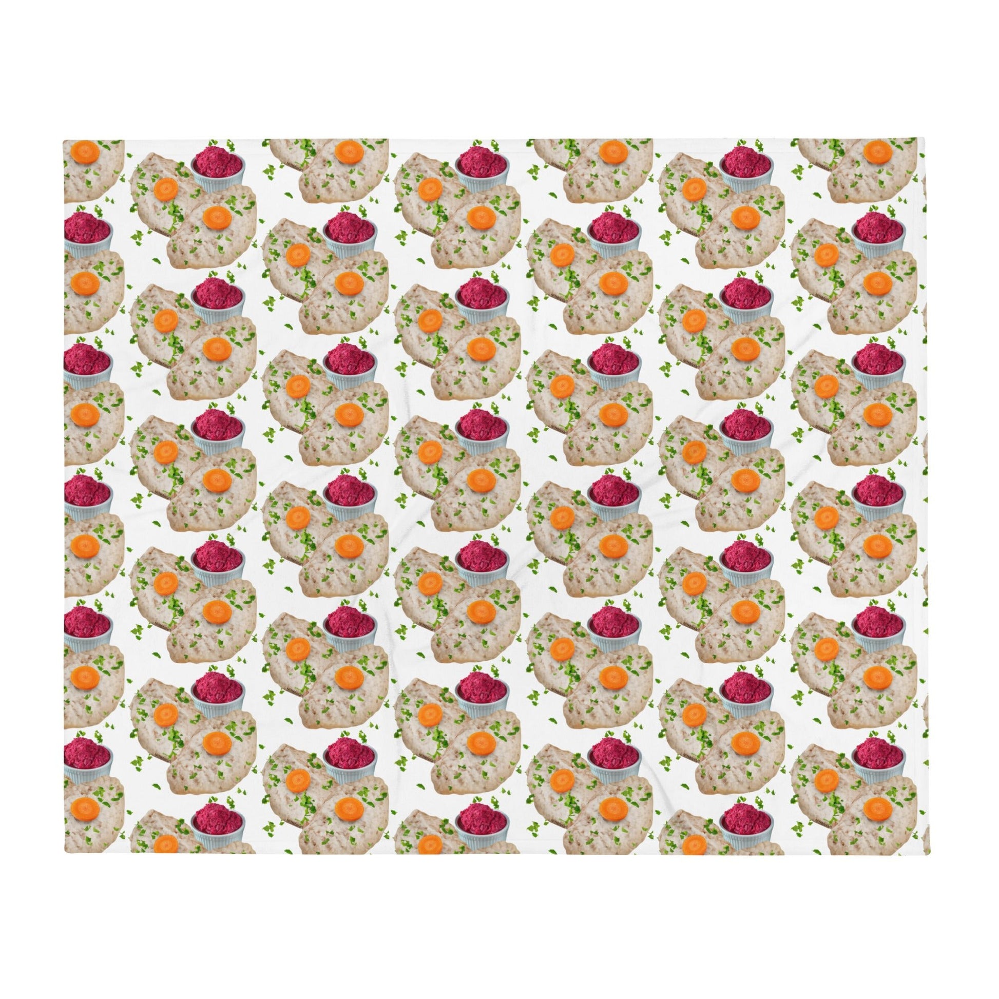 Gefilte Fish Throw Blanket - ninanush