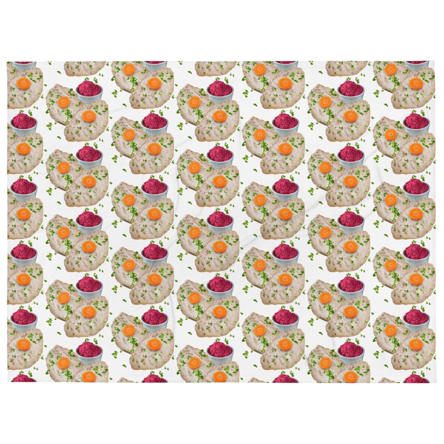 Gefilte Fish Throw Blanket - ninanush