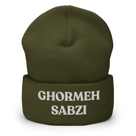 Ghormeh Sabzi Beanie - ninanush