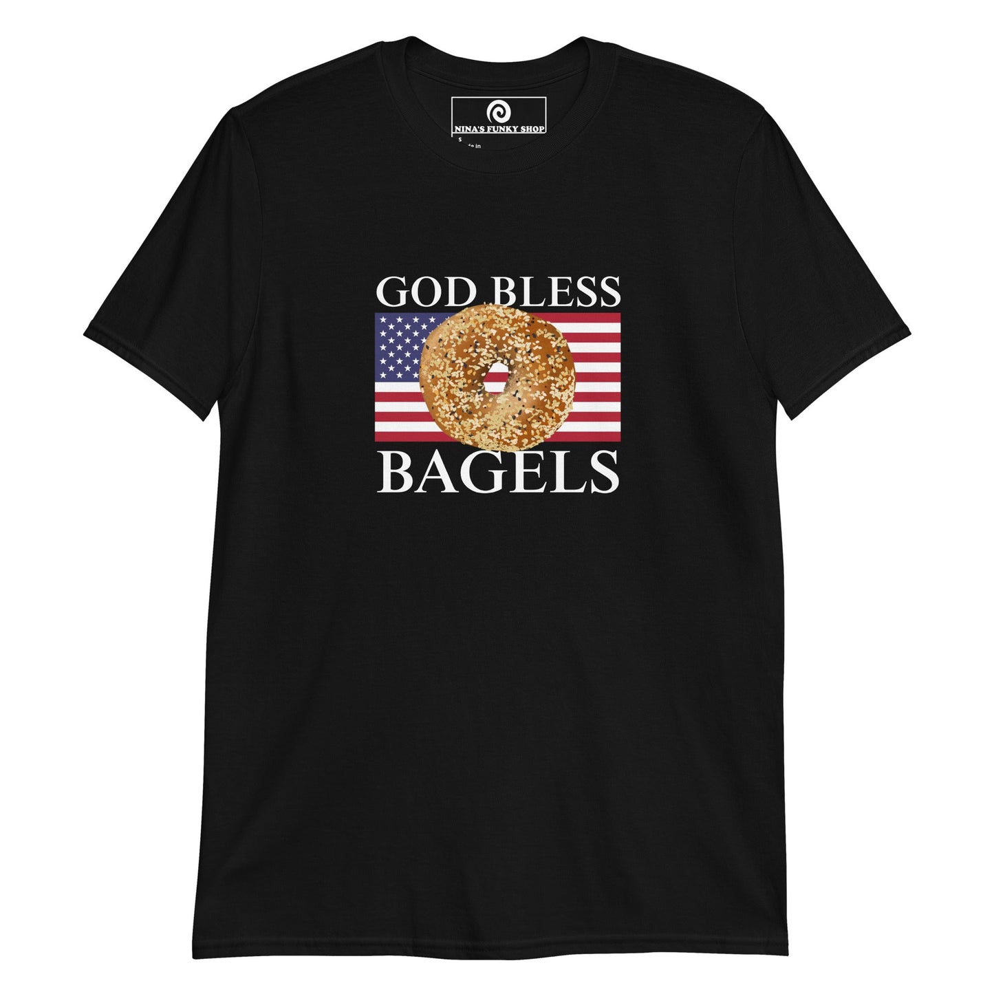God Bless Bagels T-Shirt - ninanush