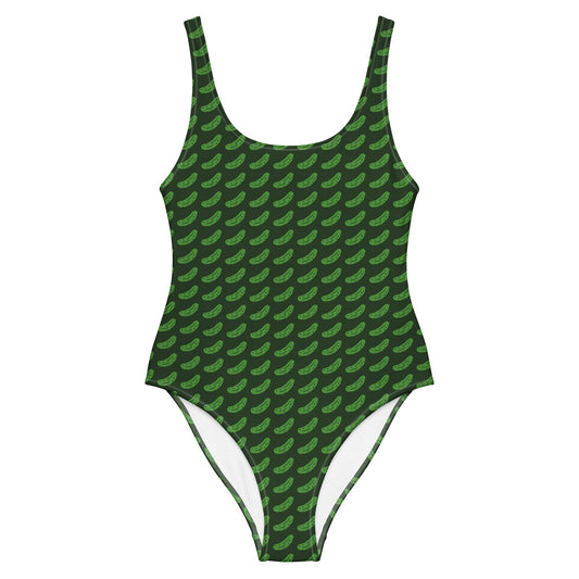 Green Pickles One-Piece Swimsuit - ninanush