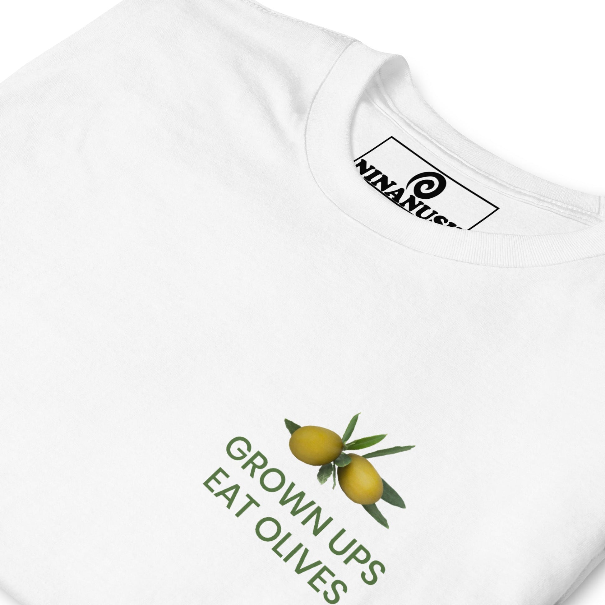 Grown Ups Eat Olives T-Shirt - ninanush