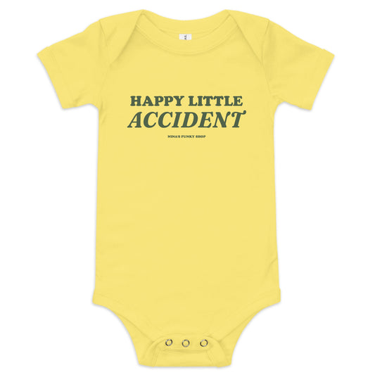 Happy Little Accident Baby Short Sleeve Onesie - ninanush
