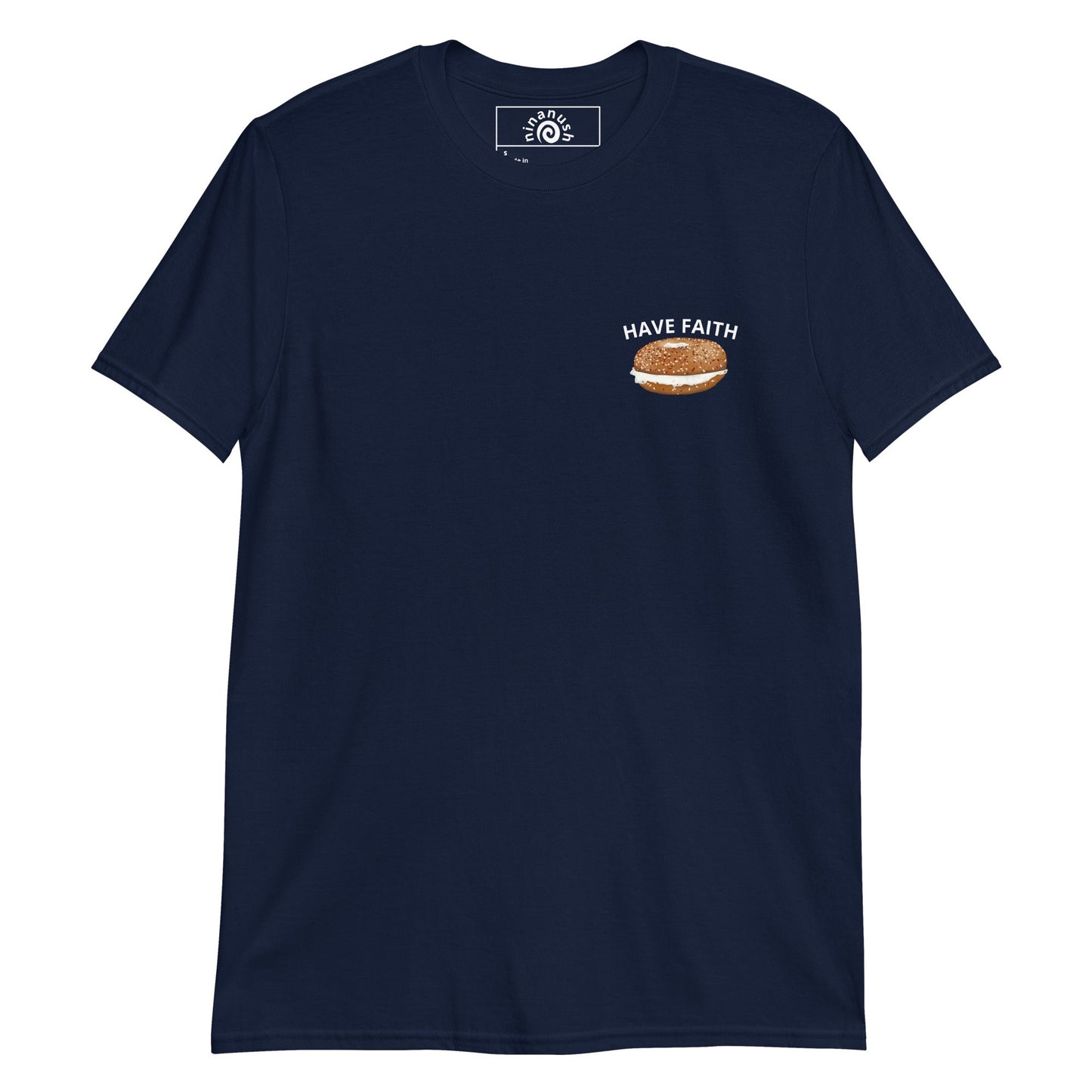 Have Faith Bagel T-Shirt - ninanush